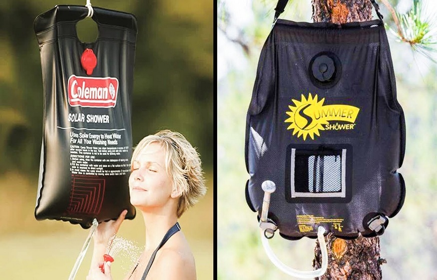 camping solar showers